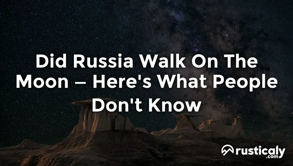 did russia walk on the moon