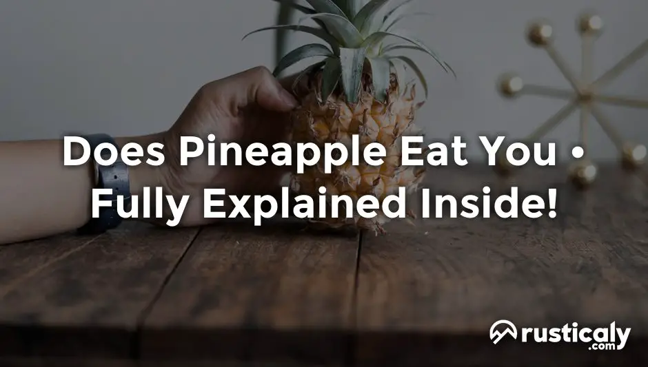 does pineapple eat you