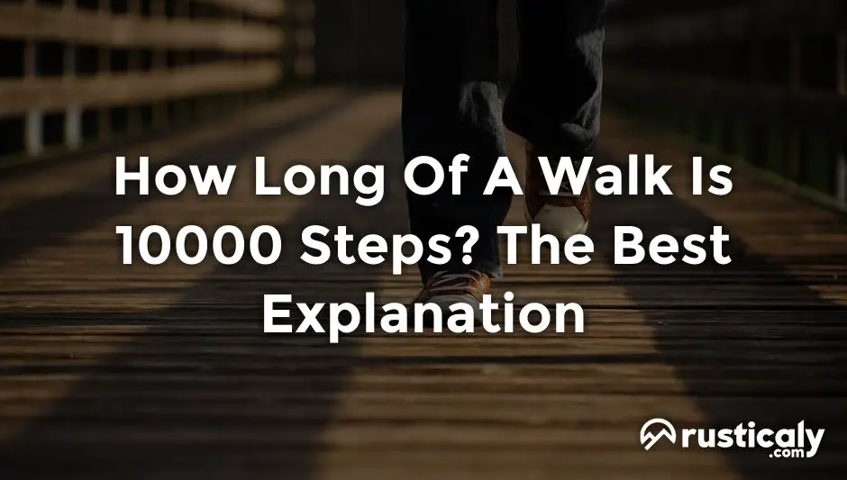 how long of a walk is 10000 steps