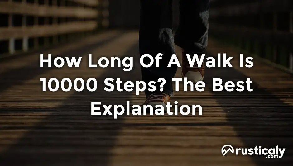 How Long Of A Walk Is 10000 Steps? (Explanation Revealed!)
