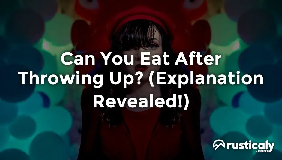 can you eat after throwing up