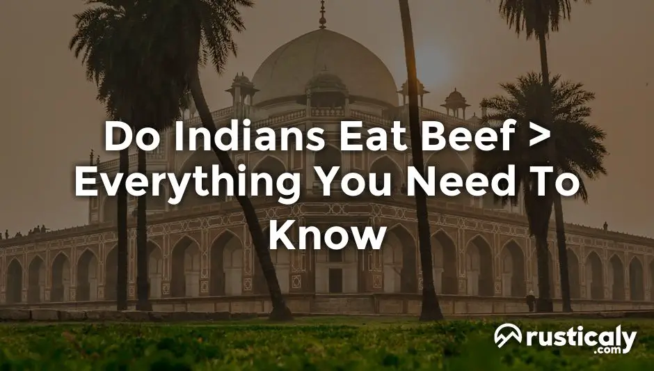 do indians eat beef