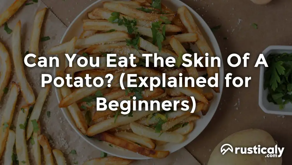 can you eat the skin of a potato
