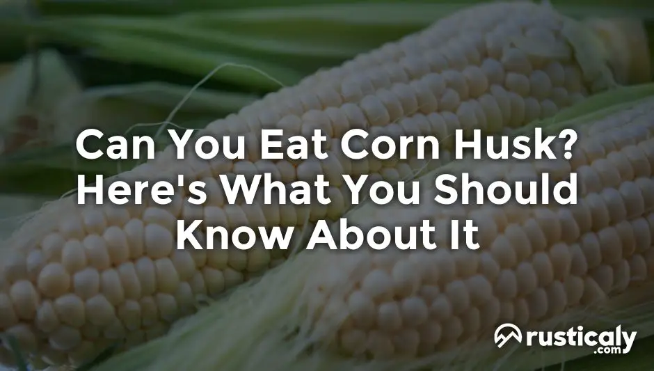 can you eat corn husk