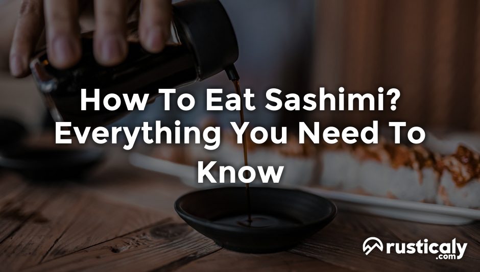 how to eat sashimi