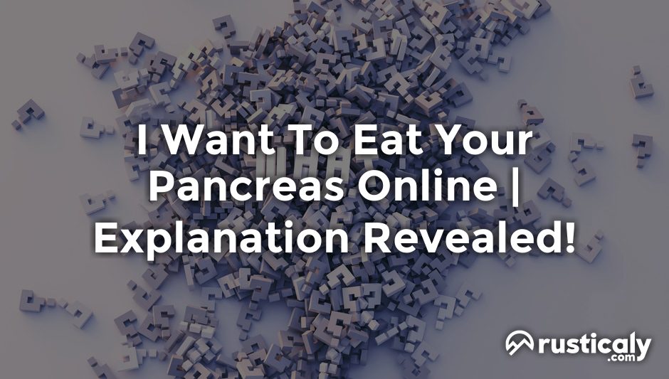 i want to eat your pancreas online