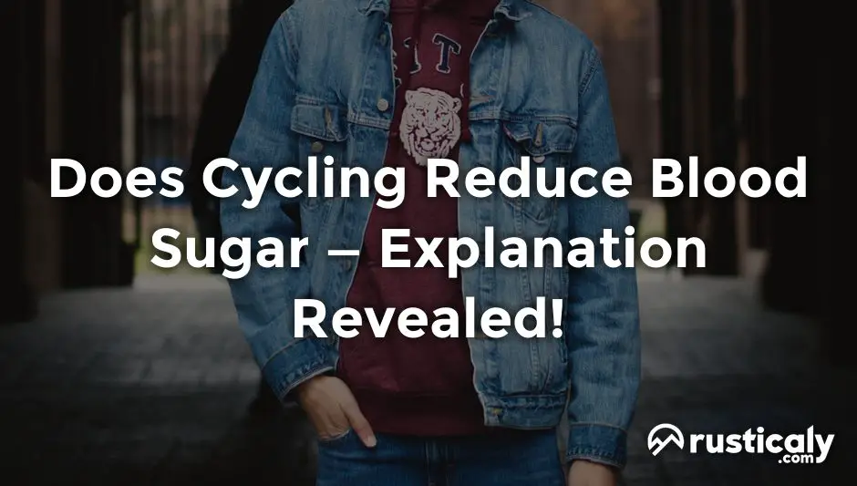 does cycling reduce blood sugar
