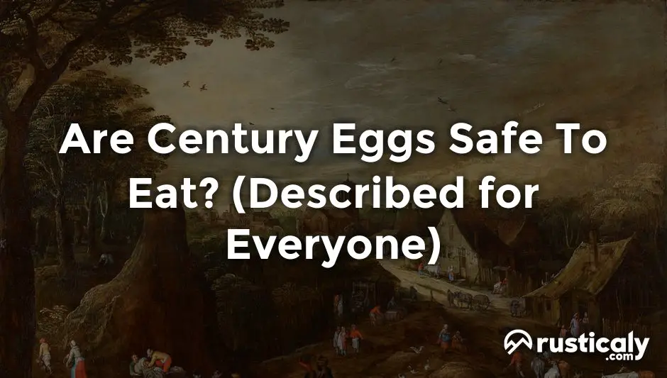 are century eggs safe to eat