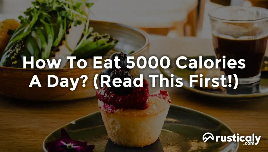 how to eat 5000 calories a day
