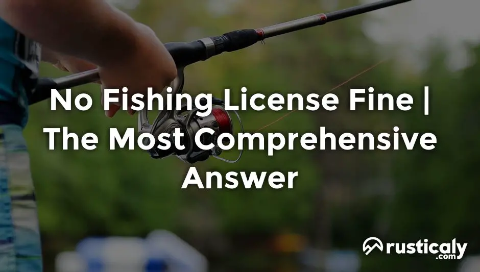 no fishing license fine