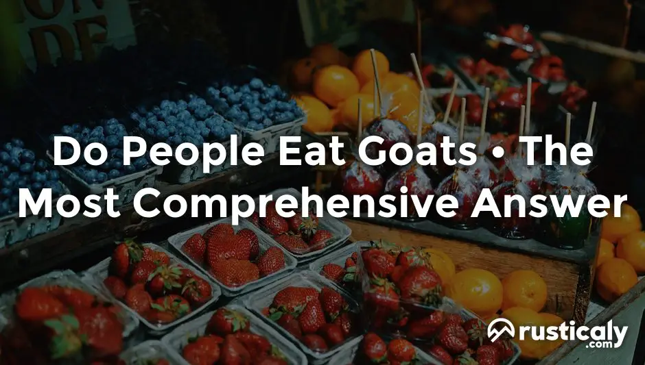 do people eat goats