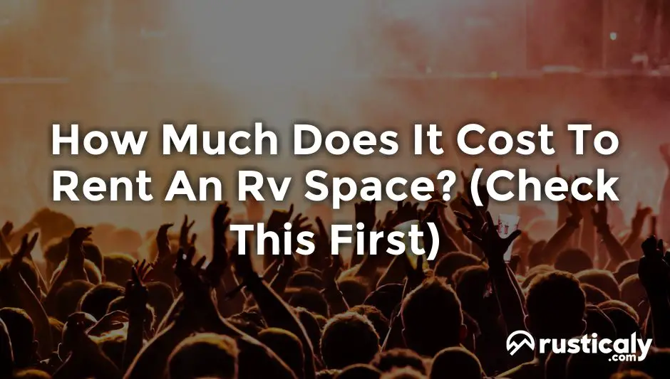 how much does it cost to rent an rv space
