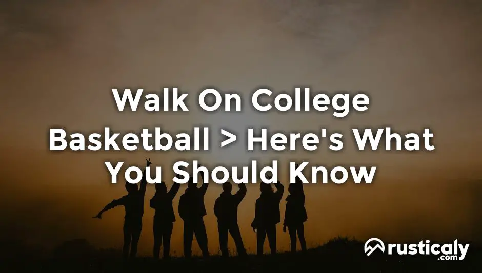 walk on college basketball