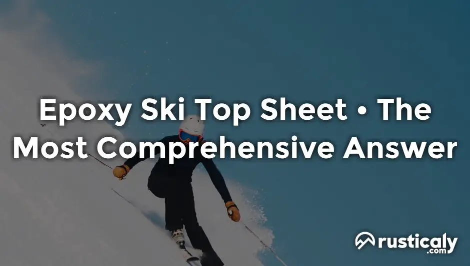 epoxy ski top sheet