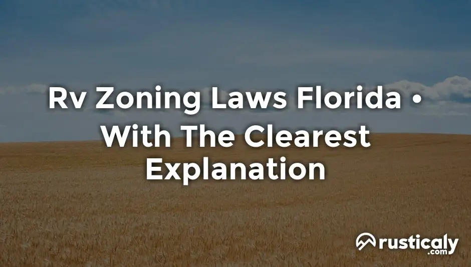 rv zoning laws florida