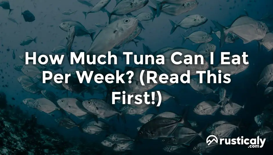 how much tuna can i eat per week