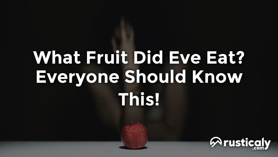 what fruit did eve eat