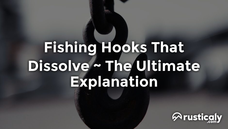 fishing hooks that dissolve