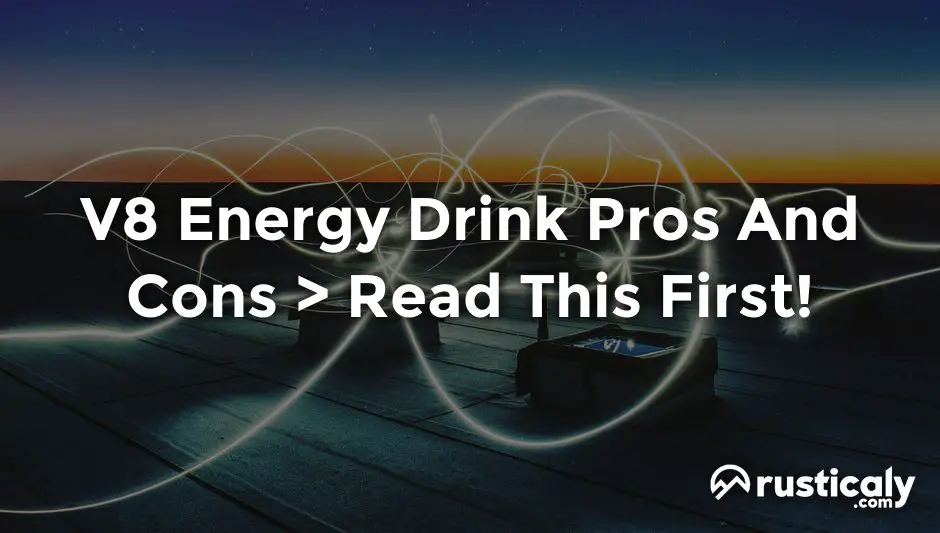 v8 energy drink pros and cons