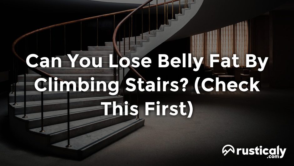 can you lose belly fat by climbing stairs