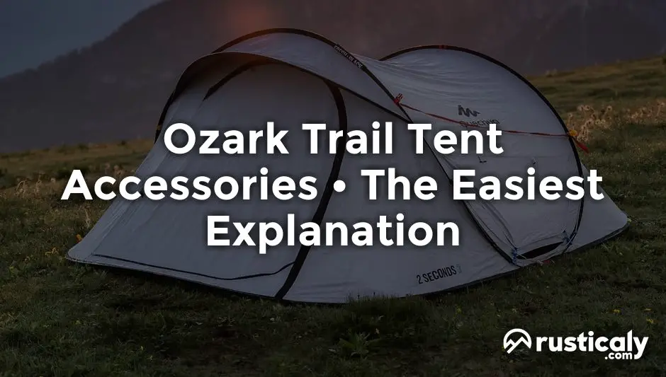 ozark trail tent accessories