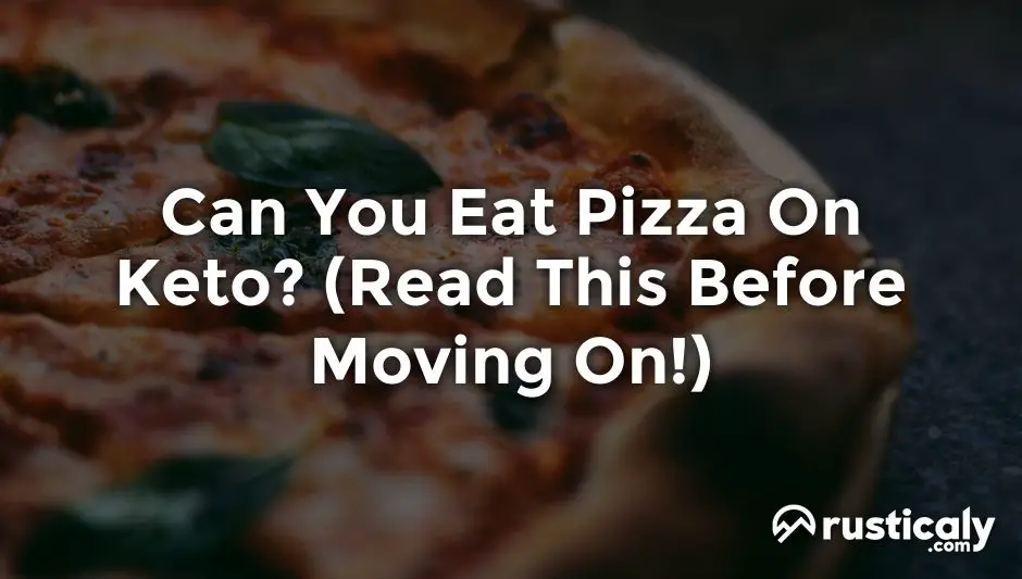 can you eat pizza on keto