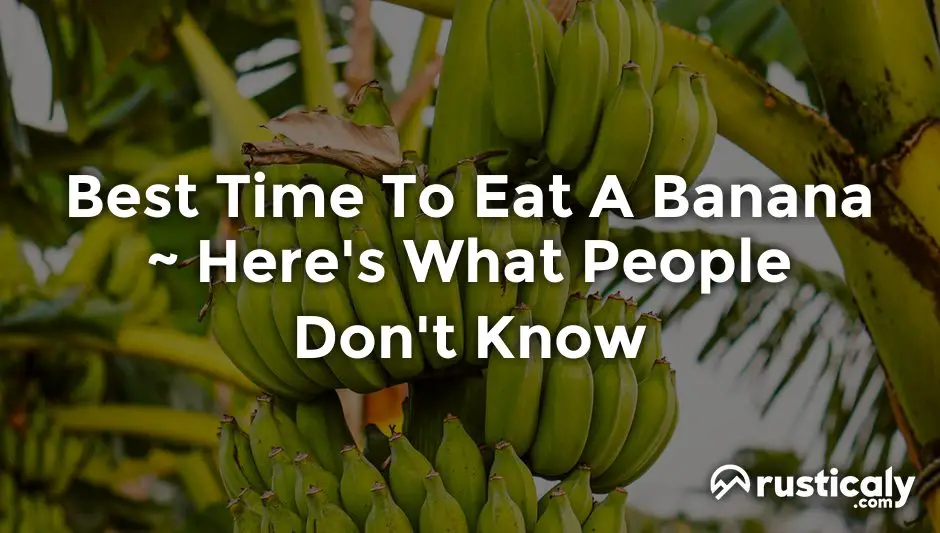 best time to eat a banana