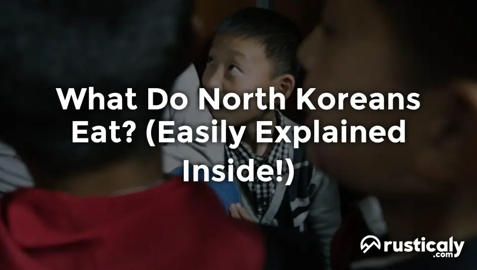 what do north koreans eat