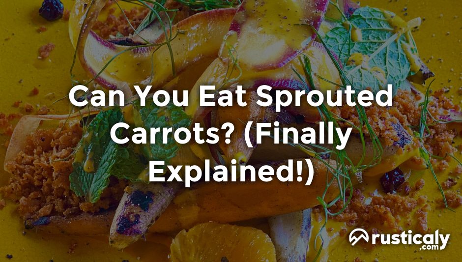 can you eat sprouted carrots