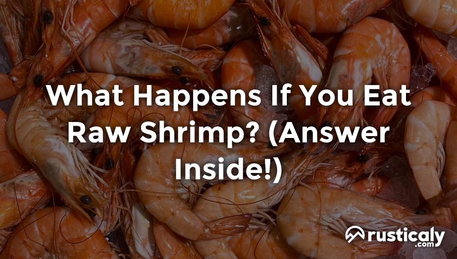 what happens if you eat raw shrimp