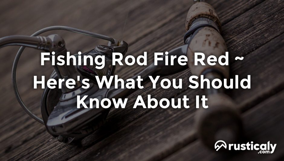 fishing rod fire red