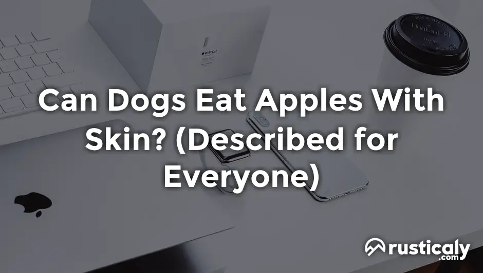 can dogs eat apples with skin