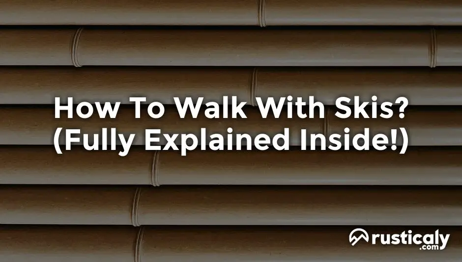 how to walk with skis
