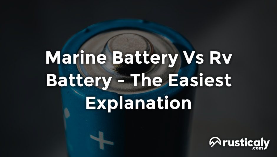 marine battery vs rv battery