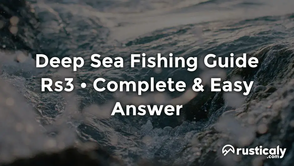 deep sea fishing guide rs3