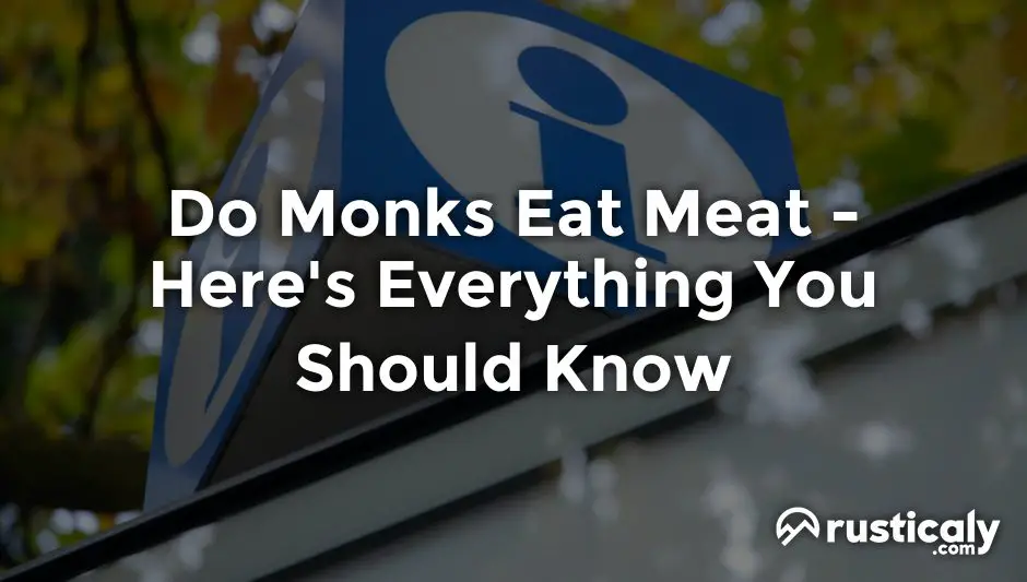 do monks eat meat