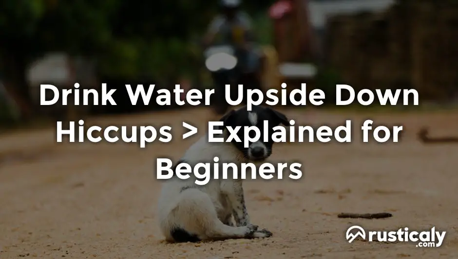 drink water upside down hiccups