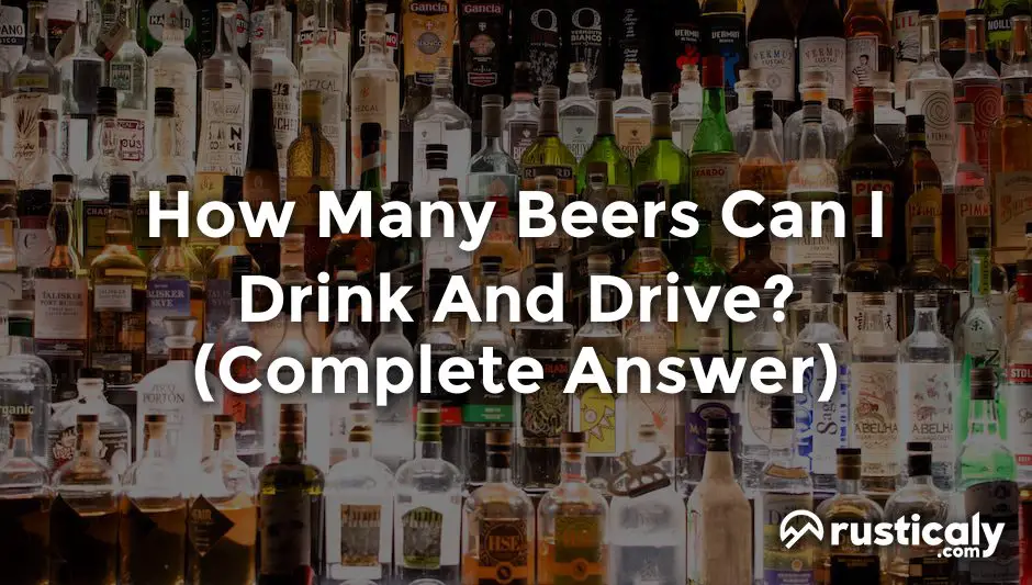 how many beers can i drink and drive