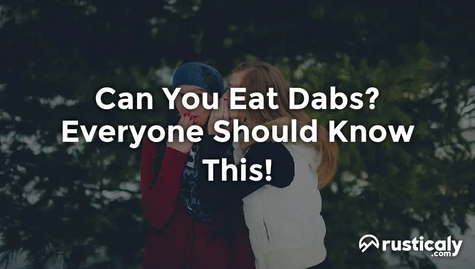 can you eat dabs