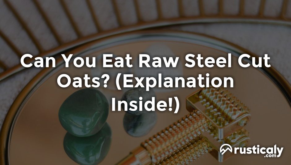can you eat raw steel cut oats