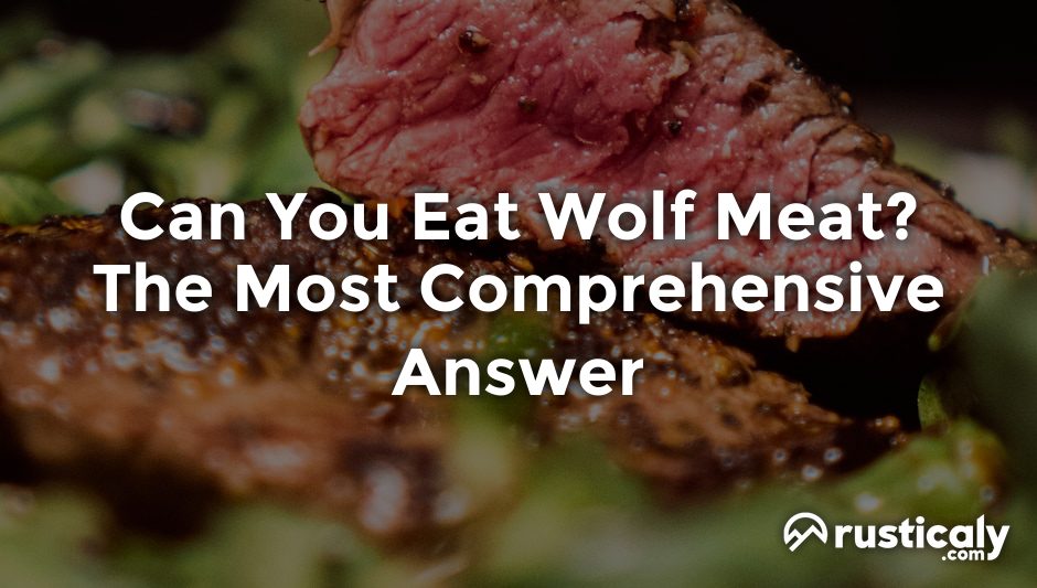 can you eat wolf meat
