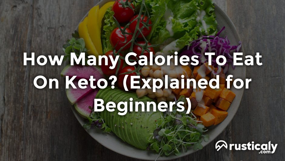 how many calories to eat on keto