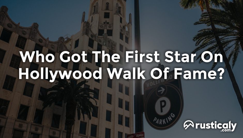 who got the first star on hollywood walk of fame