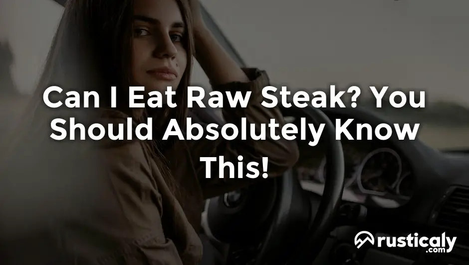 can i eat raw steak