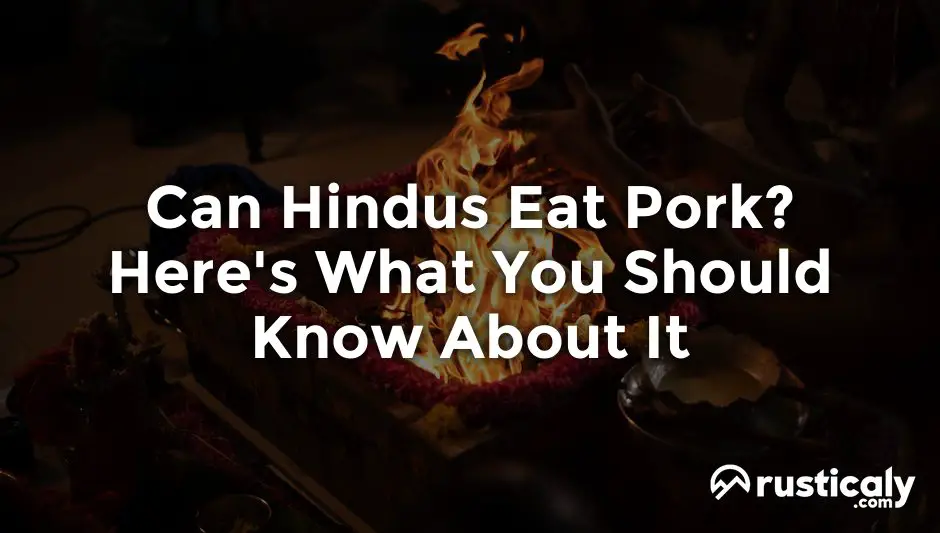 can hindus eat pork