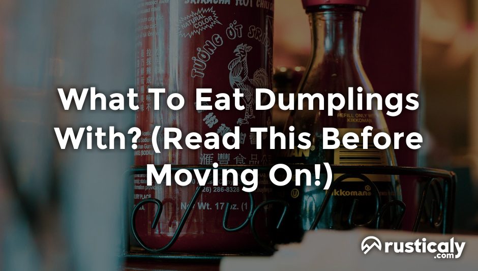 what to eat dumplings with