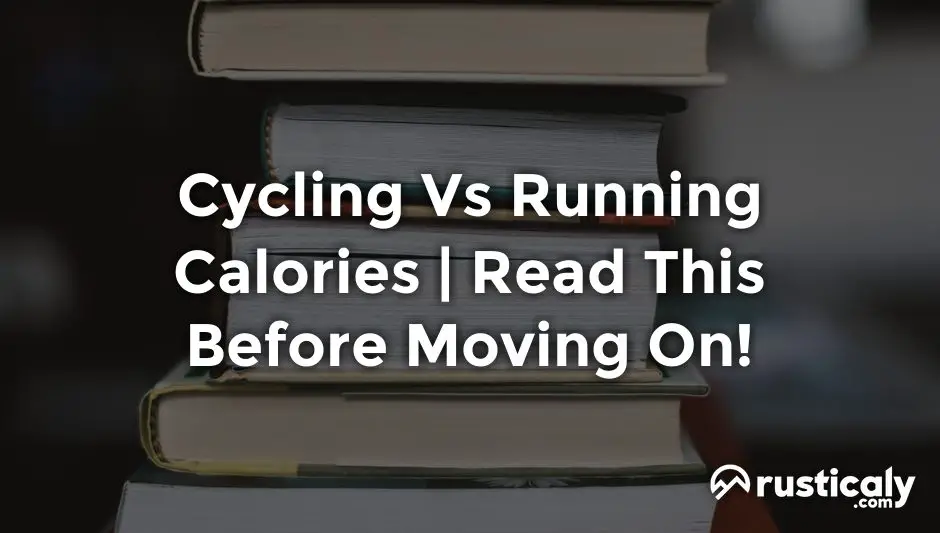 cycling vs running calories