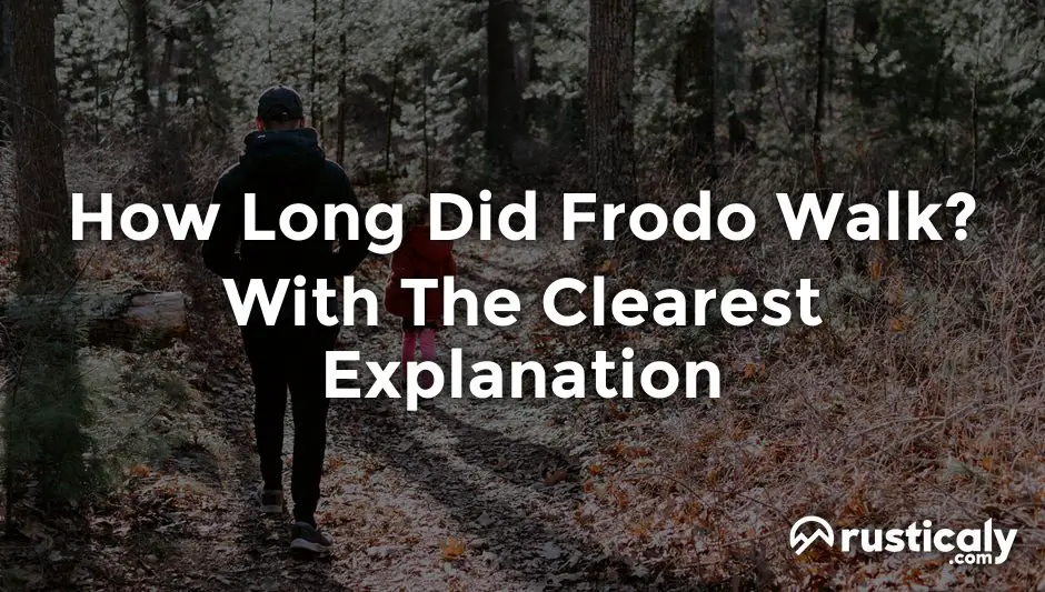how long did frodo walk