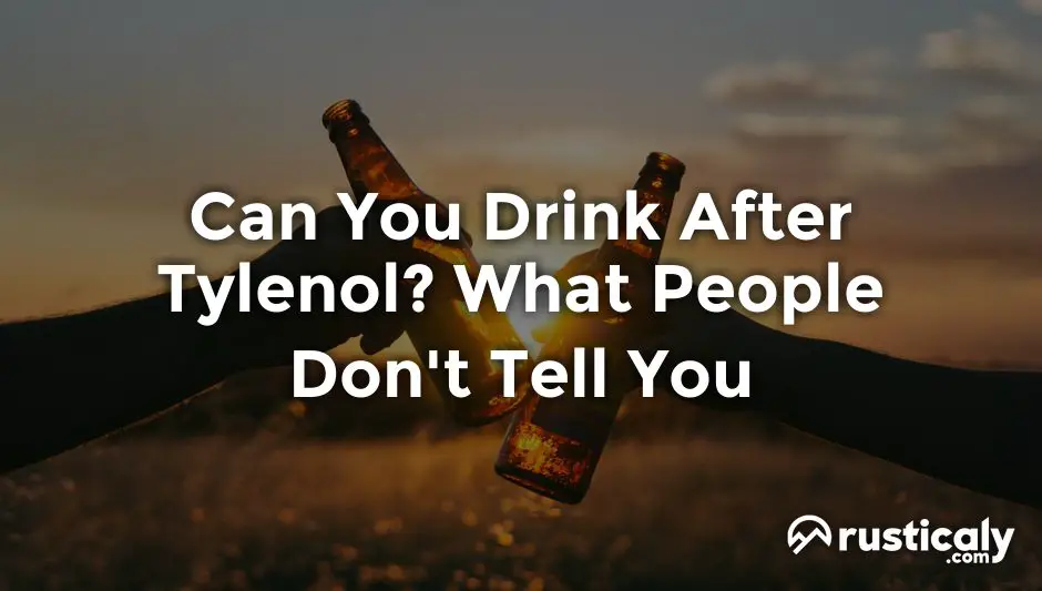 can you drink after tylenol