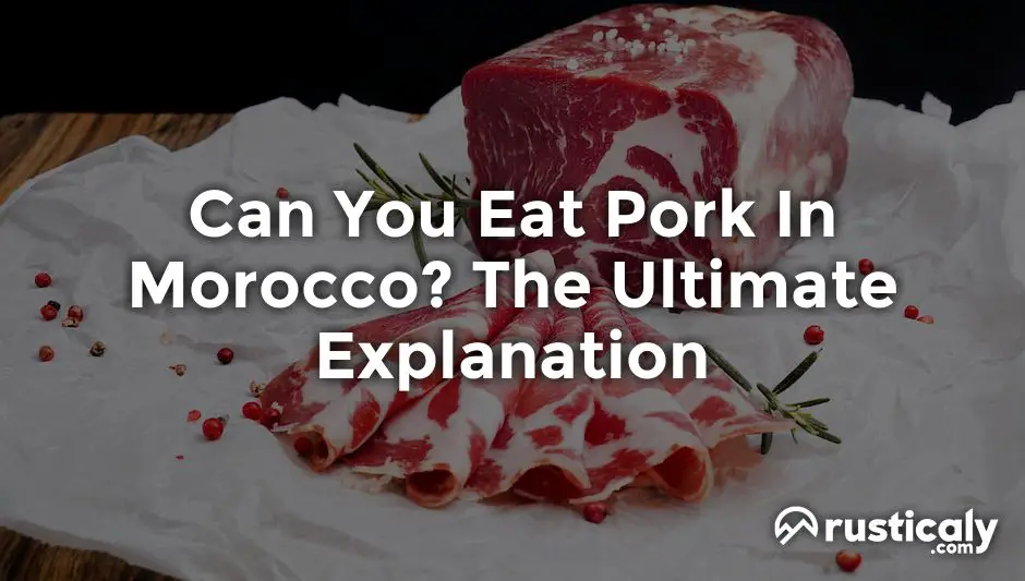 can you eat pork in morocco